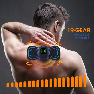 Electric Neck Massager EMS Muscle Massage Stimulator